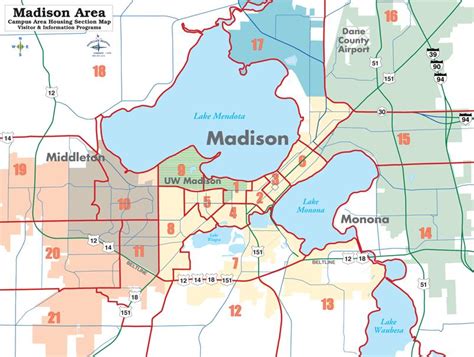 Map Of Madison Wisconsin And Surrounding Areas Draw A Topographic Map