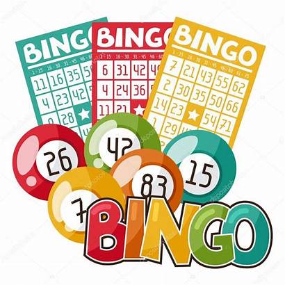 Bingo Spel Ballen Loterij Illustratie Stockillustratie Kaarten