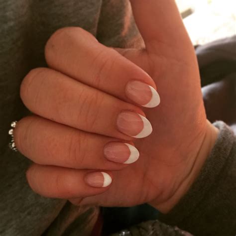 Pin By Kiona Harris On Nails Almond Nails French Gel Nails French Nails