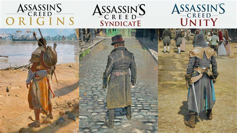 Assassins Creed Origins Vs Syndicate Vs Unity Graphics