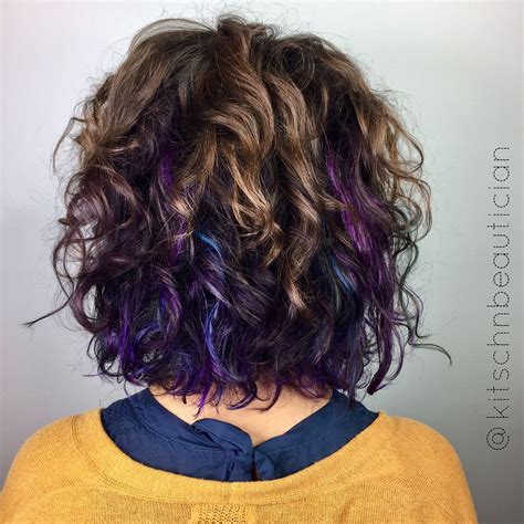 Curly Hair With Colored Streaks The Perfect Way To Stand Out