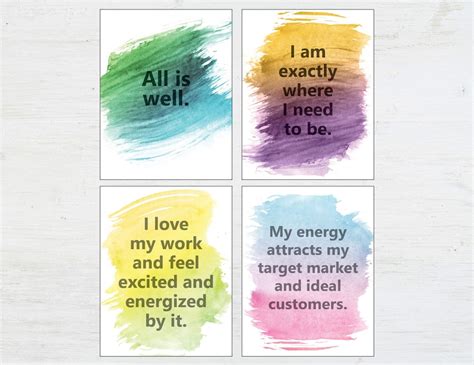 Affirmation Cards Words Of Encouragement Supportive Entreprenuer T