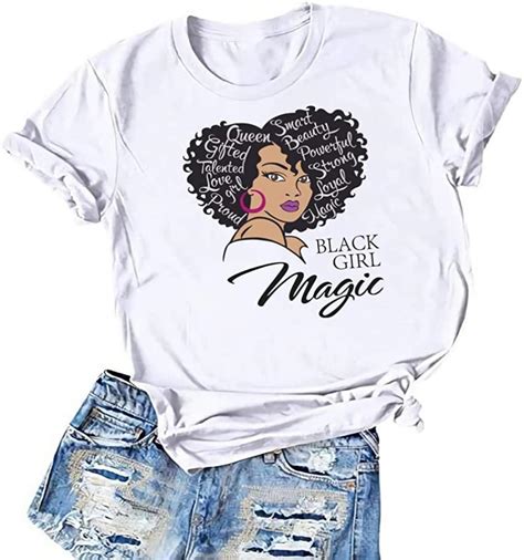 black girl magic afro woman t shirt black girl magic t etsy