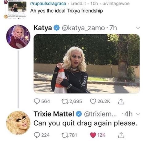 Rupauls Drag Race Funny Katya And Trixie Mattel Katya Zamolodchikova