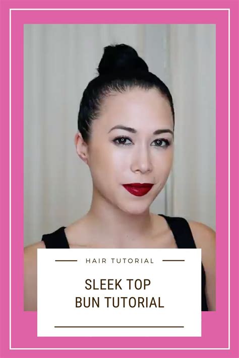 Extremely Easy Sleek Top Knot Hairstyle For A Formal Or Fancy Occasion An Easy Fashionable And