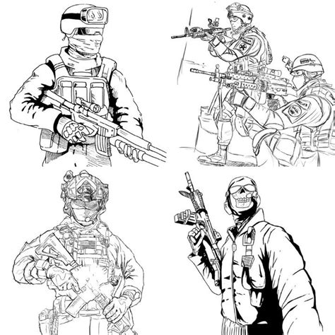 15 Free Call Of Duty Coloring Pages For Kids And Adults