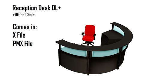 Mmd Reception Desk Dl Office Chair By Haztract On Deviantart