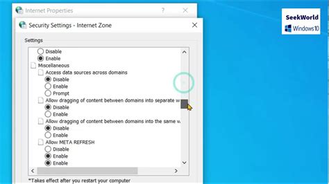 How To Disable Or Enable Javascript In Internet Explorer In Windows 10