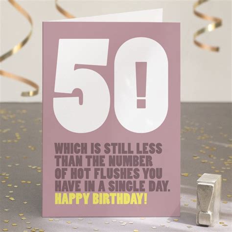 Funny Ridiculous 50th Birthday Card 50th Birthday Cards Birthday