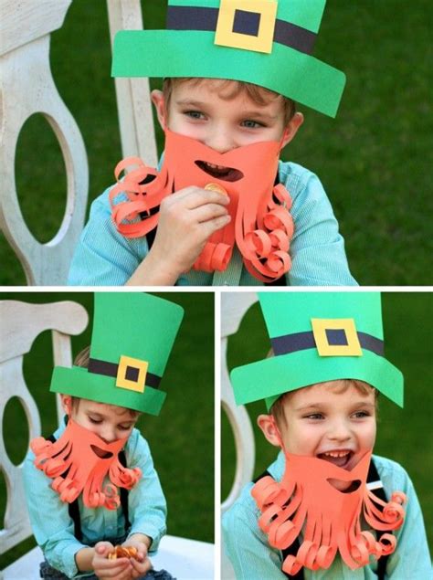 Simple Leprechaun Dress Up St Patricks Day Crafts For Kids St