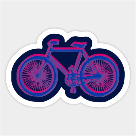 Bisexual Pride Bicycle Bisexual Pride Sticker Teepublic