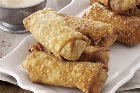 Beat eggs and salt with fork to mix salt. Egg Rolls | Riehl Food