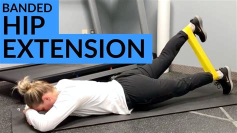Prone Hip Extension With Band Glute Strengthening Frontenac Chiropractic And Sports Rehab
