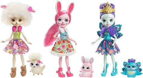 Mattel Enchantimals Friendship Set Of 3 Dolls Together Playone