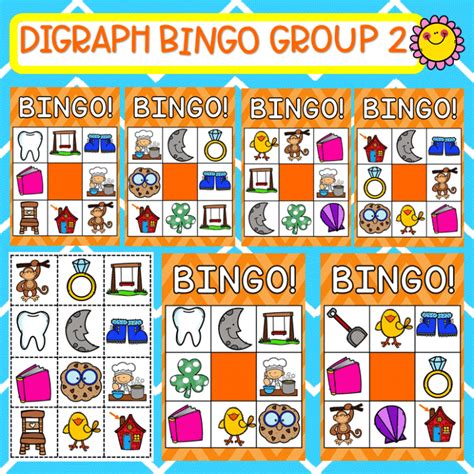 Mash Class Level Digraph Bingo Group 2