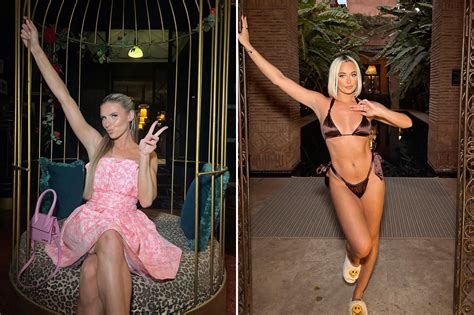 Love Islands Millie Court And Chloe Burrows Pose In Barely There Lingerie After Splitting From