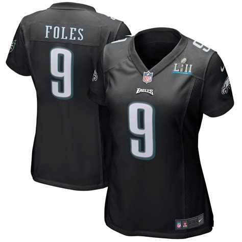 Nike never release super eagles jersey, but e dey sell wella. Nike Nick Foles Philadelphia Eagles Women's Black Super ...