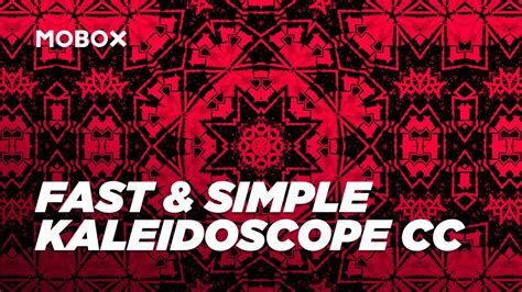 How to Make a Kaleidoscope in After Effects the Easy Way - YouTube