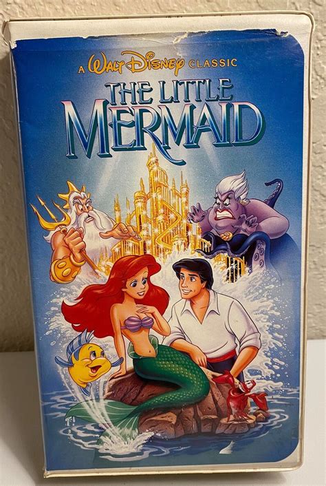 The Little Mermaid Vhs Black Diamond Walt Disney Classics Etsy