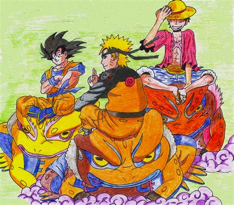 Naruto Luffy Goku Wallpaper