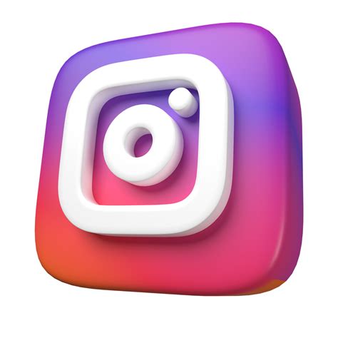 Instagram 3d Icon 16639983 Png