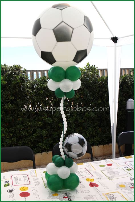 Soccer Ball Centerpiece Football Birthday Party Soccer Party