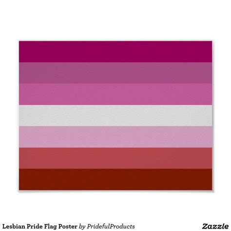 Lesbian Pride Flag Poster Zazzle Lesbian Pride Flag Lesbian Pride