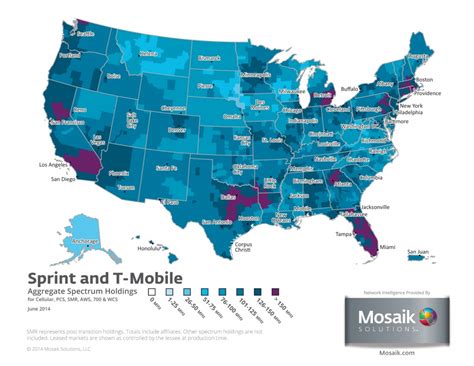 T Mobile S Interactive Lte Coverage Map Shows How It Wants To Sprint Coverage Map Southern