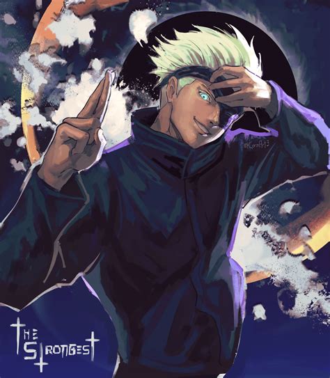 Gojou Satoru Jujutsu Kaisen Drawn By Kornart Danbooru