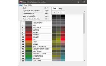 Visual Colour Selector screenshot #1
