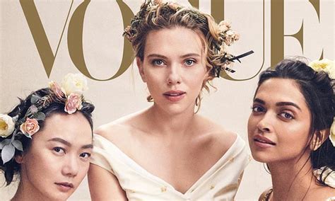 Scarlett Johansson Shares A Group Vogue Cover Which Celebrates Female