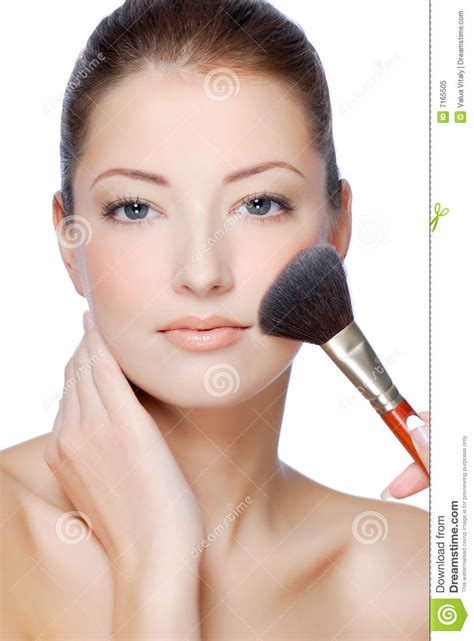Natural make-up stock image. Image of face, shot, adult - 7165505