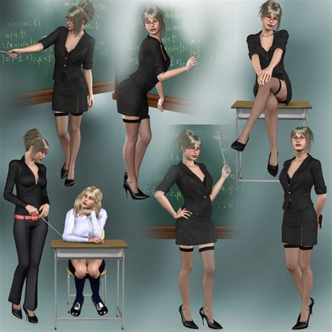 The Teacher 3d Figure Assets 3d Models Halcyone