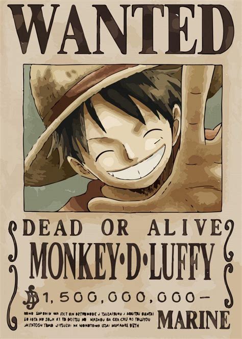 One Piece Wanted Poster Wallpapers Top Nh Ng H Nh Nh P