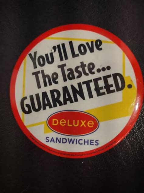 vintage 1996 mcdonalds employee deluxe sandwiches 3 metal pin button badge 🍟🍟 9 99 picclick