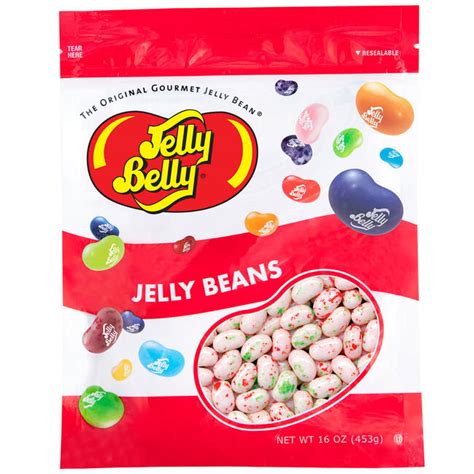 Candy Cane Jelly Belly 16 Oz Re Sealable Bag