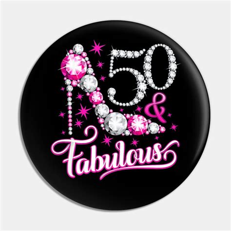50 And Fabulous T Shirt 50th Birthday T Shirt For Women 50 Fabulous