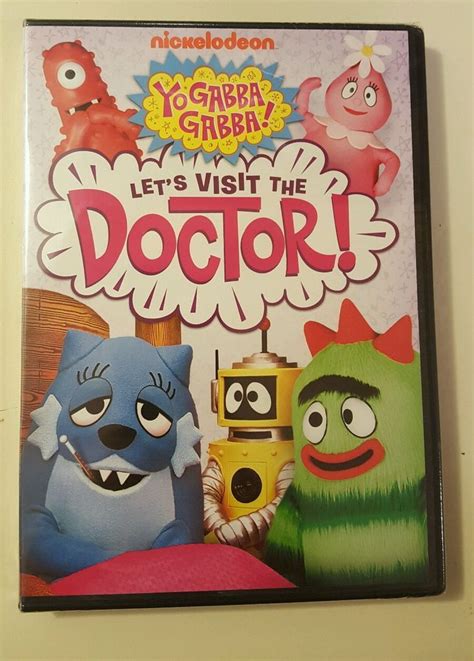 Yo Gabba Gabba Lets Visit The Doctor New Dvd Yo