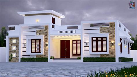 Sq Ft Bhk Single Floor Modern Home Home Pictures