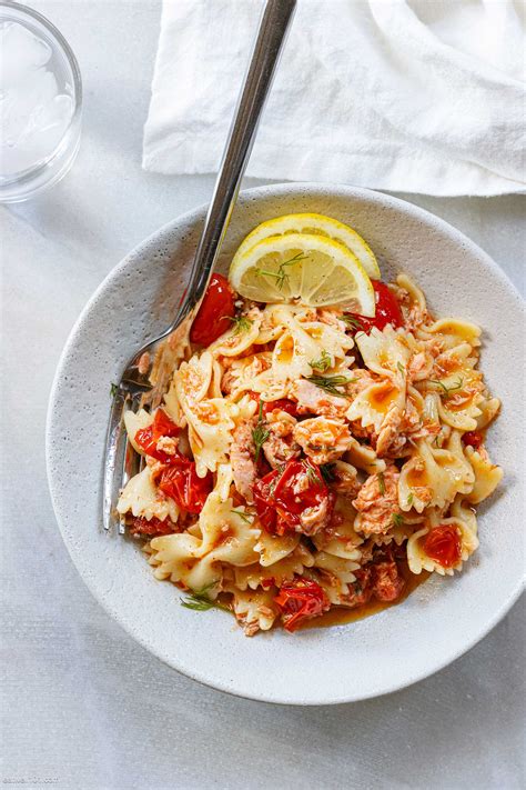 Baked Salmon And Pasta Recipe Baked Salmon Recipe — Eatwell101