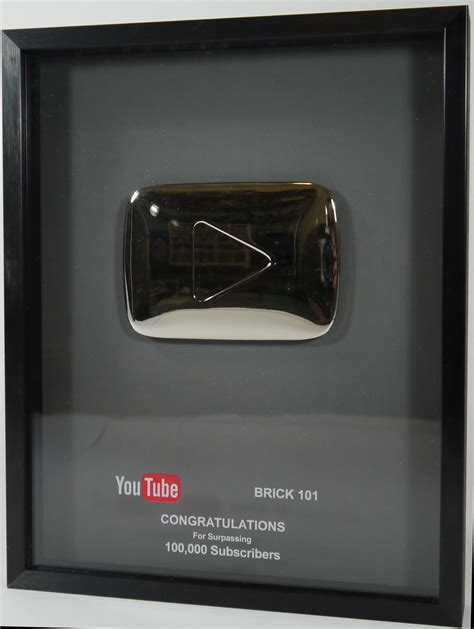 What is the cost of the trvid play button i silver gold diamond ruby play button awards how much is the trvid. Silver YouTube Play Button | Thanks to my 100,000 ...