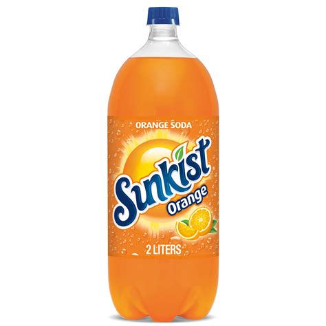 Sunkist Orange Soda Pop 2 L Bottle Walmart Com