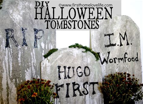Diy Halloween Tombstones Halloween Tombstones Diy