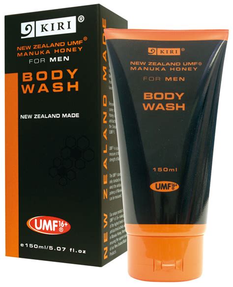 Clarins active face wash for men, excellent product, a dab is sufficient for copious foam and deep cleaning of skin. Buy Kiri NZ: Manuka Honey Men's Body Wash at Mighty Ape NZ
