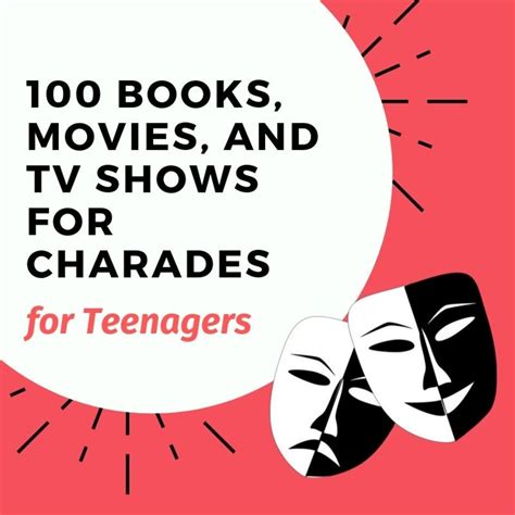 100 Tv Shows Movies And Books For Teenage Charades