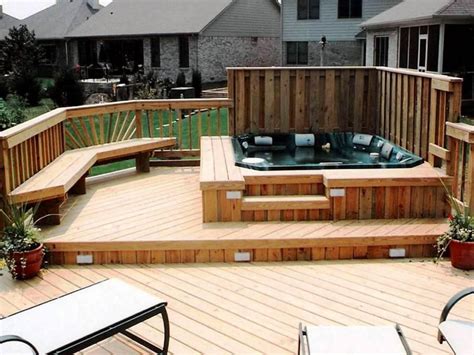 15 Best Relaxing Backyard Hot Tub Deck Designs Ideas Hot Tub Privacy Privacy Screens Hot Tub