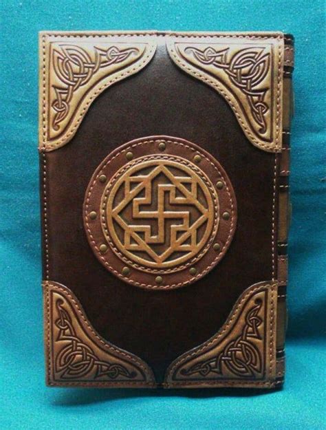 Leather Notebook Cover Book Of Magic Leather Magic Cover Etsy In 2020