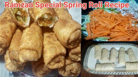Chicken Spring Roll By Cooking With Sonia Ramzan Special Recipe