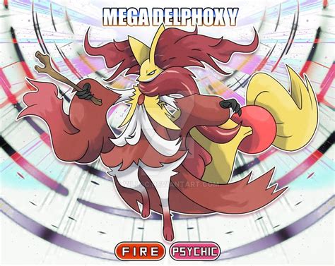 Mega Delphox Y By Villi C On Deviantart Hd Pokemon Wallpapers