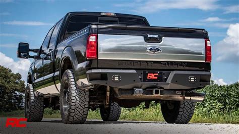 Ford F 250 Super Duty Rear Led Bumper By Rough Country Youtube